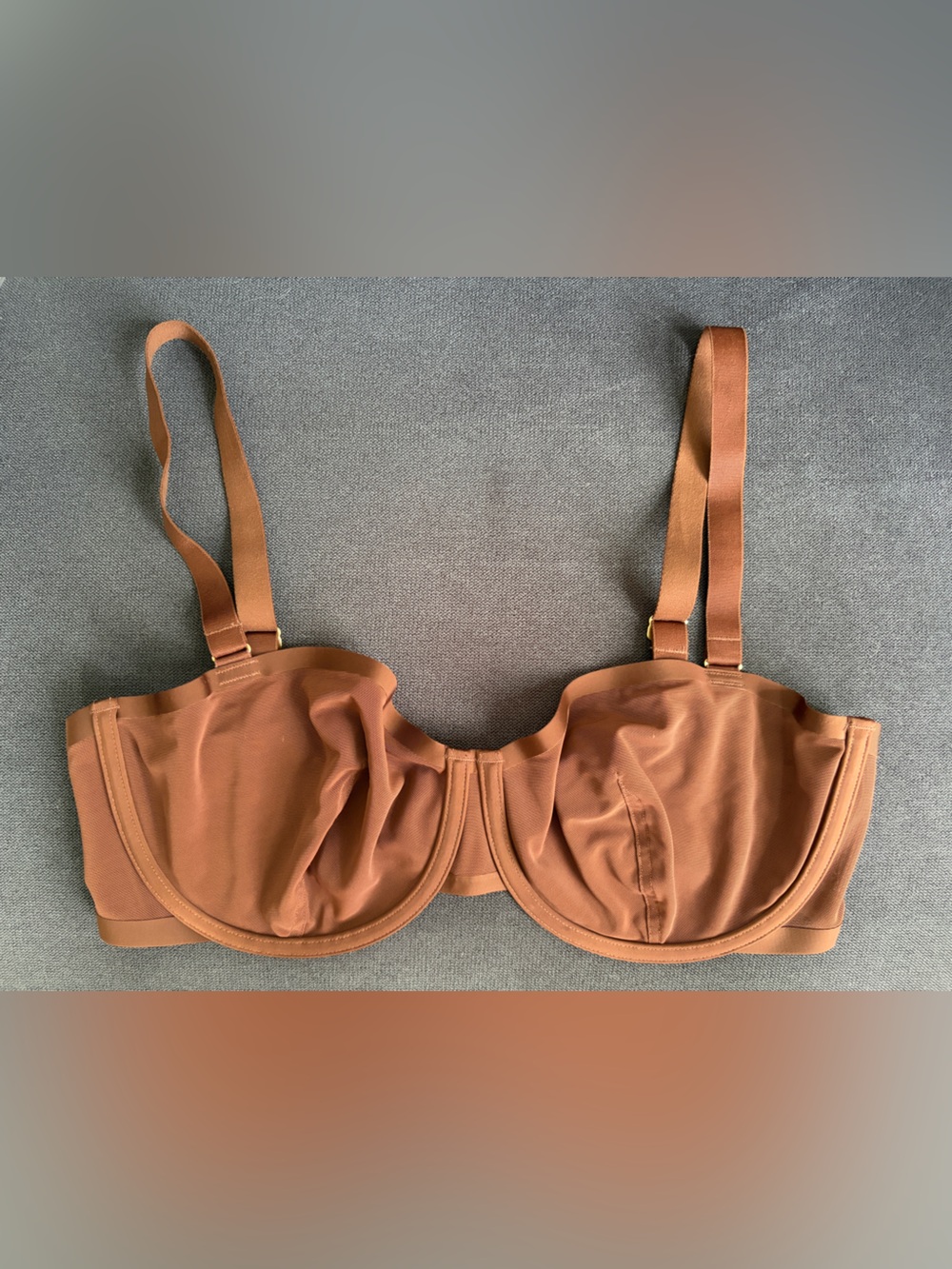 CUUP - THE BALCONETTE MESH BRA - Espresso 36E